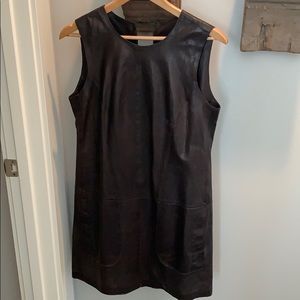 Vince leather dress